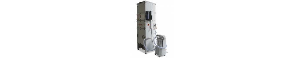 Centrální vysavače  pro vysávání suchých hrubých nečistot i jemných prachů (napájení 230 V nebo 400 V)